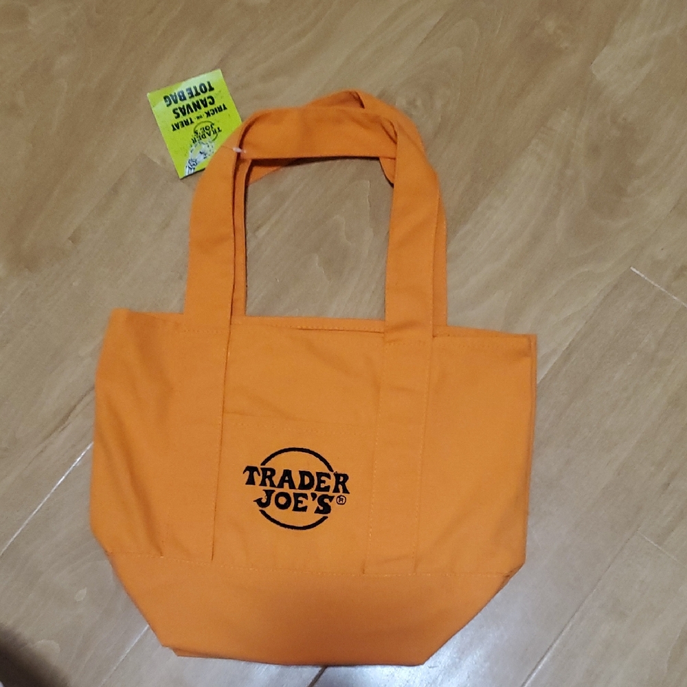 Trader Joe's Orange Kids Tote Bag